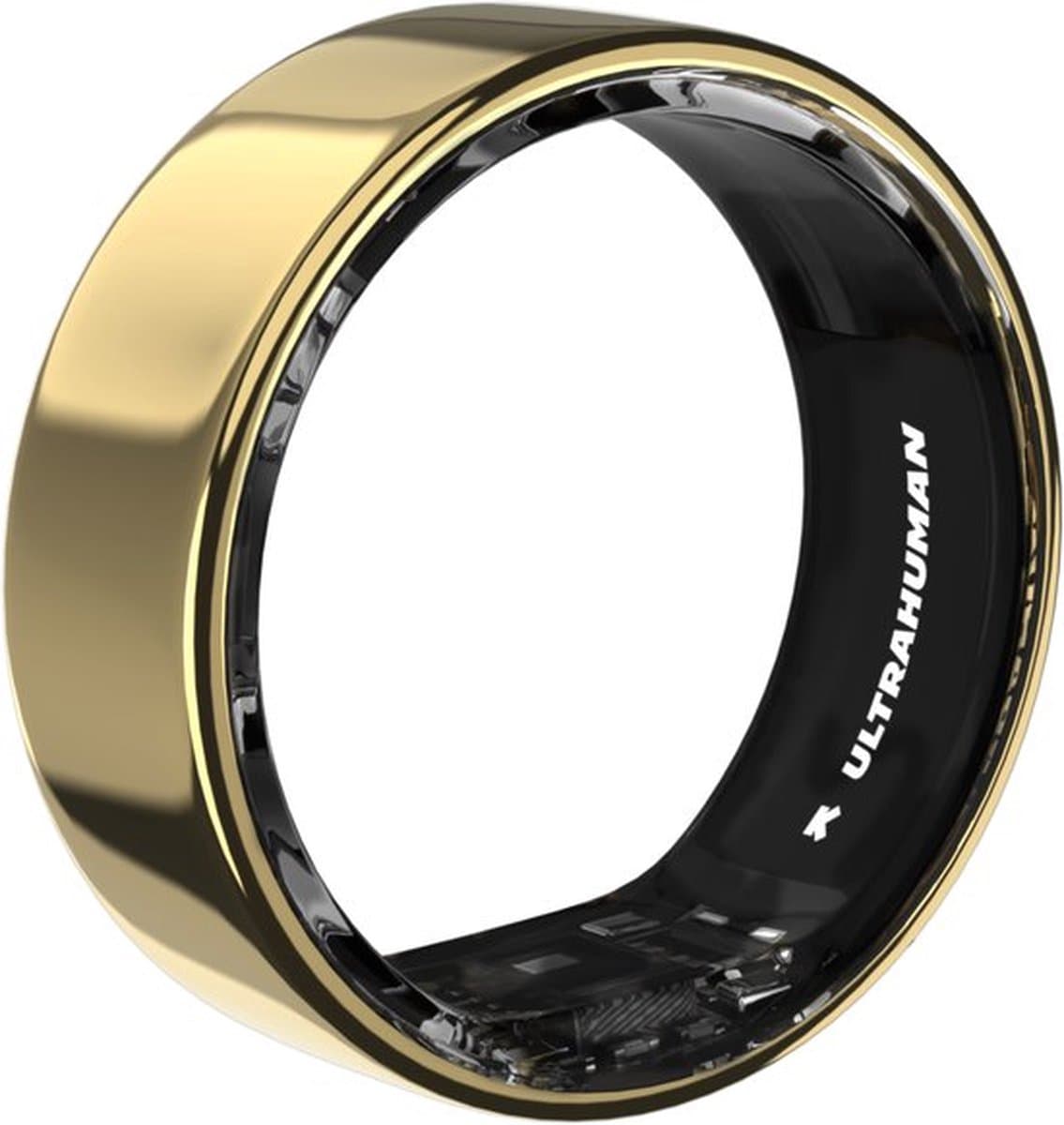 ULTRAHUMAN Ring AIR – Smart Ring | Geen maandabonnement | Bepaal eerst de juiste maat met de Sizing Kit | Slaaptracker - Hartslagmeter - Fitnesstracker – Air Gold – Size 14 — afbeelding 1