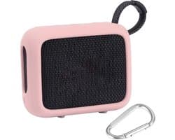 Beschermhoes geschikt voor JBL Go 4 Bluetooth Speaker - Meerdere Kleuren - Schokbestendig - Krasbestendig - Siliconen - Hoesje - Case - Bescherming - Roze