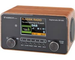 Albrecht DR 865 Senior - Radio - De gebruiksvriendelijke radio - DAB+ - FM - Bluetooth