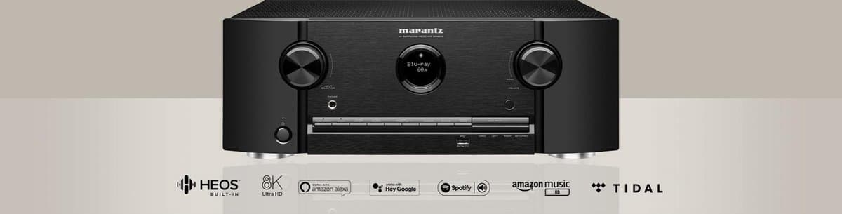 Marantz SR5015 7.2 AV-Receiver - Receiver met Bluetooth - 180 Watt per Kanaal - Zilvergoud — afbeelding 1