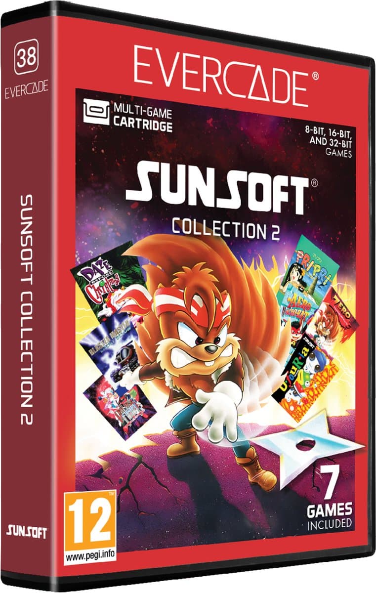 Evercade - Sunsoft - cartridge 2 (7 games) — afbeelding 1