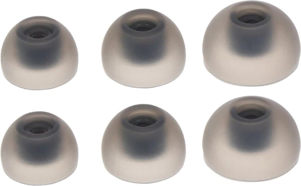 Ibley ComfortFit Siliconen oortips voor Samsung Galaxy buds 2 zwart - Siliconen Earplug - S/M/L formaat - 3 paar - 3 maten — afbeelding 1