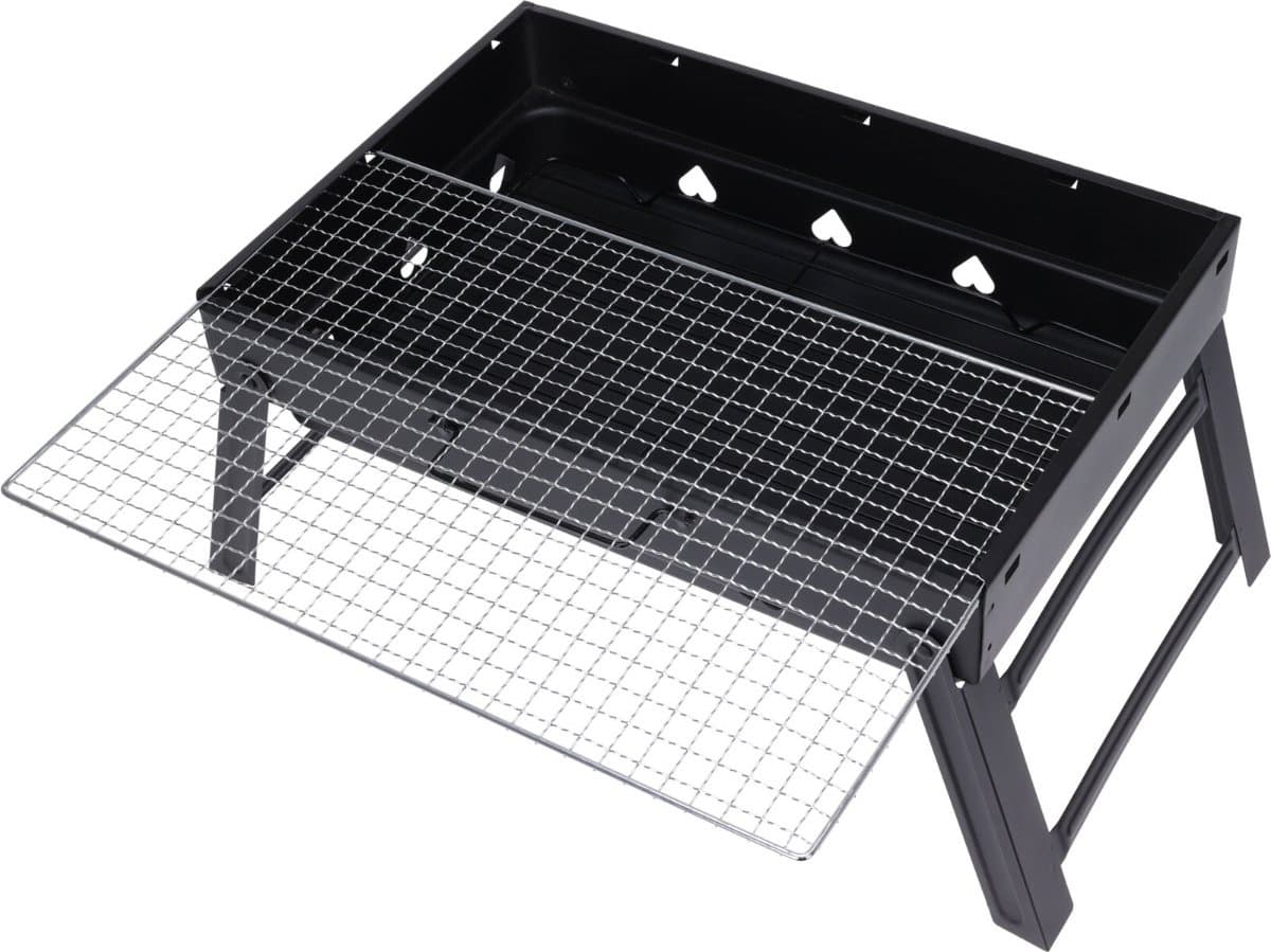 BBQ- Opvouwbare Draagbare Barbecue - 43x29x23cm-en ingeklapt 43x29x 6 cm — afbeelding 1