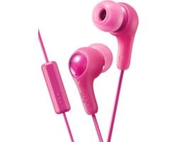 JVC HA-FX7-M "Gumy Plus" oordopjes met afstandsbediening en microfoon - Roze