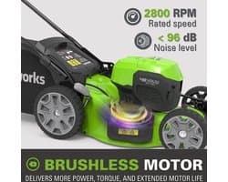 Greenworks - Grasmaaier - 48 Volt (2X24 Volt) Accu maaier