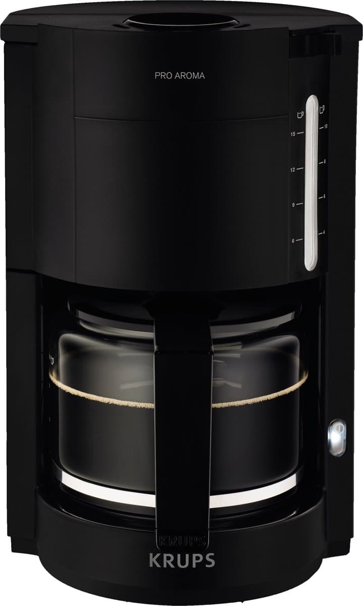 Krups Pro Aroma F30908 - Filter koffiezetapparaat - 1.25L - Warmhoudfunctie - Instelbare Aroma - Zwart — afbeelding 1