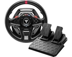 Thrustmaster T128-P - Racestuur en Pedalen - Force Feedback & Magnetische Flippers - Voor PS5/PS4/PC - Geschikt voor Forza Horizon 6 (PC)