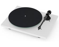 Pro-Ject T1 EVO Phono - Ingebouwde Voorversterker – Handgemaakt – Plug & Play – Wit