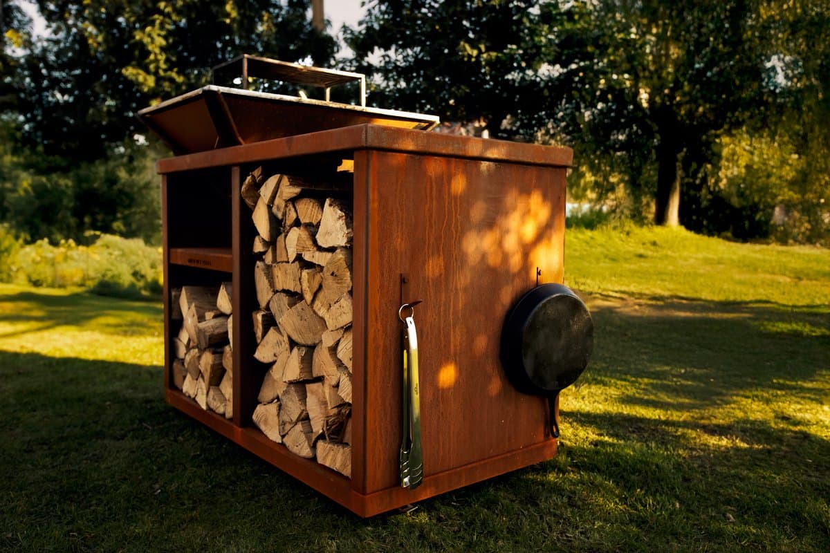 GoedMetVlees Grill Comfort - BBQ - Plancha - grill - cortenstaal - bakplaat - vuurschaal - buitenkeuken - werktafel — afbeelding 1