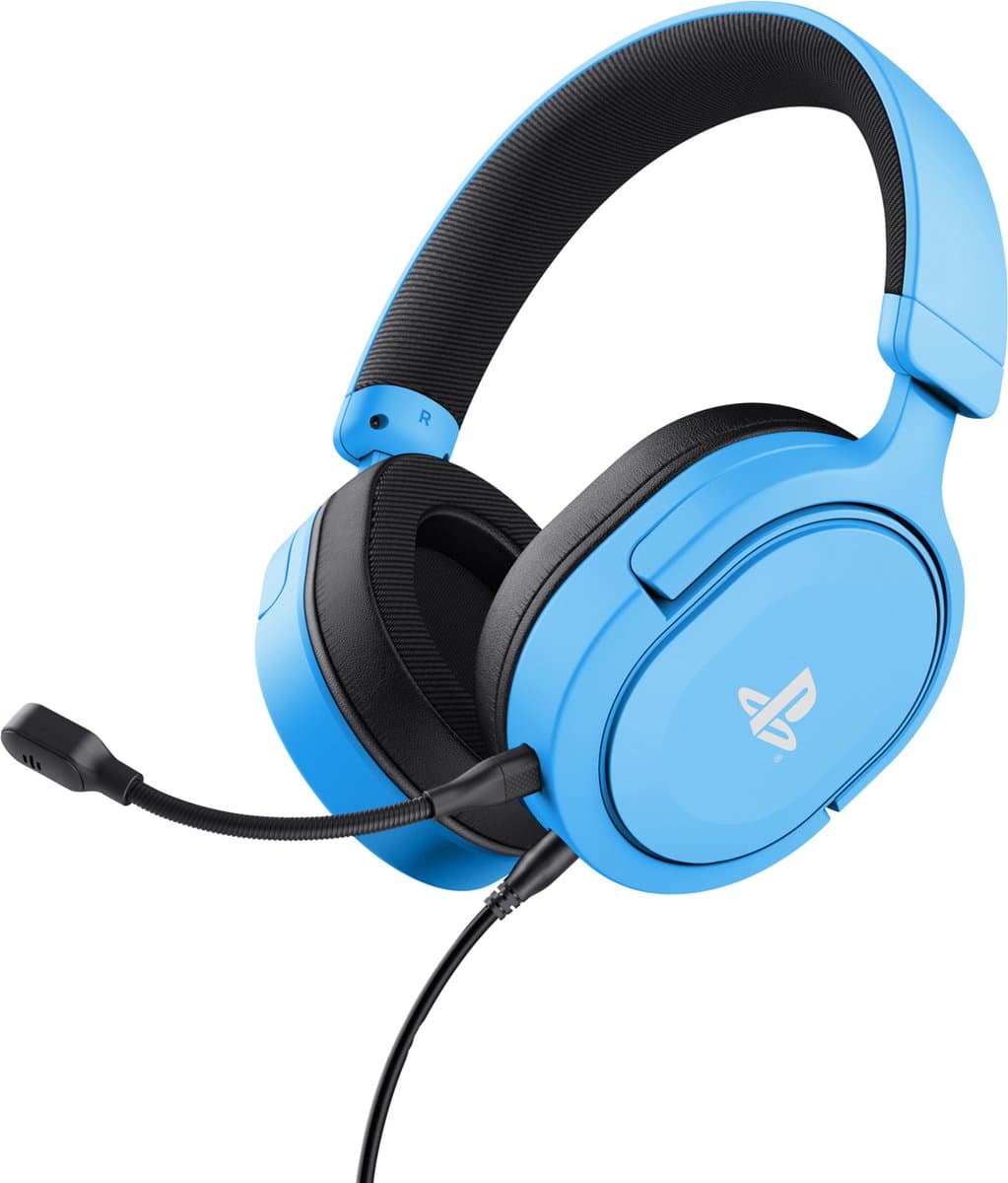 Trust GXT 498B Forta - Gaming Headset - Bedraad - Official Licensed voor PS5 - 50mm drivers - Over-ear - Blauw — afbeelding 1