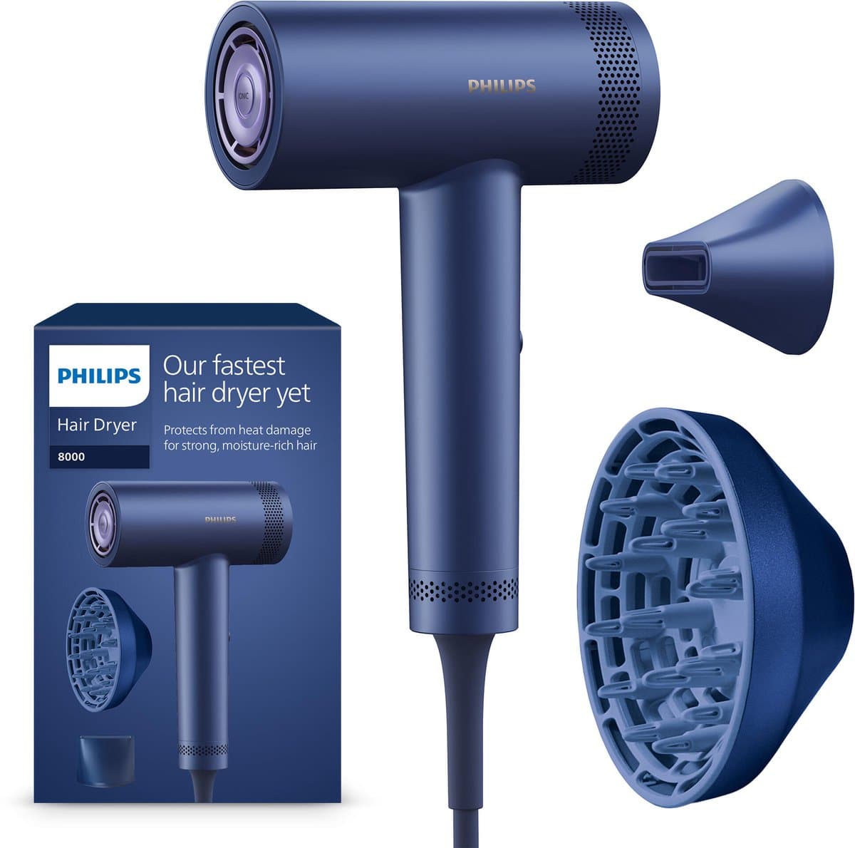 PHILIPS 8000 series BHD839/10 Föhn adriatic blauw — afbeelding 1