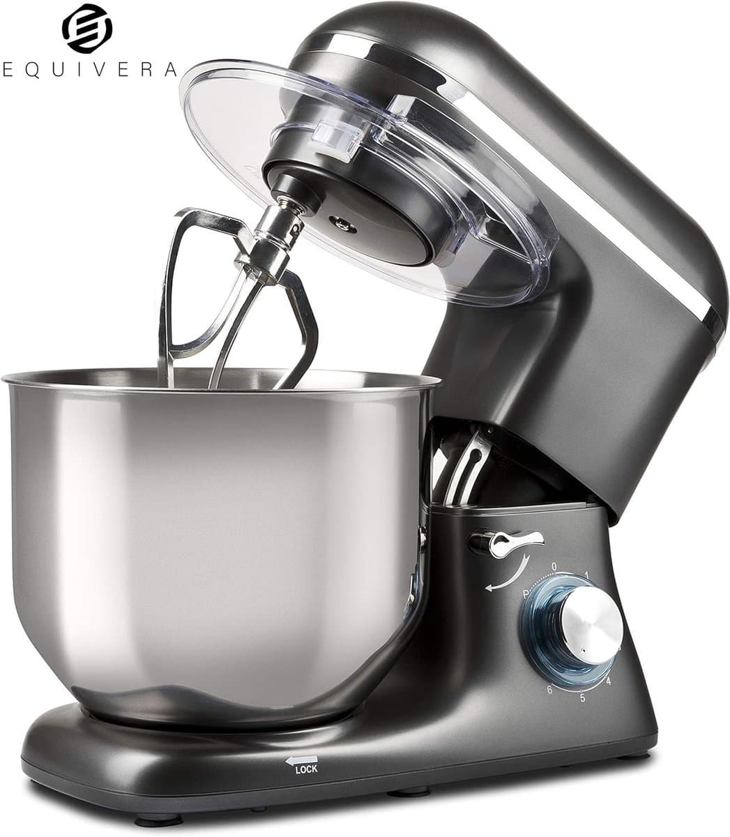 Equivera Deegmachine - Kneedmachine - Deegmixer - Keukenmixer - Keukenmachine — afbeelding 1