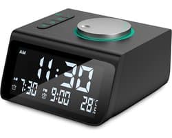 Digitale Wekkerradio - Wekkers digitaal - Klokradio - Voor kinderen & Volwassenen - Dimbaar - Dubbel alarm