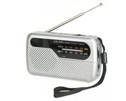 Noodradio - Draagbare radio - 12cm/90g - Gemakkelijk mee te nemen - noodpakket must have - radio op batterijen voor rampen