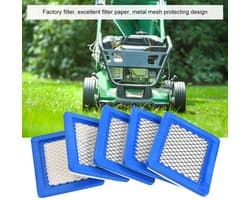 Luchtfilters geschikt voor JOHN DEERE PT15853, 5 stuks, geschikt voor modellen 491588, 491588S en 399959.