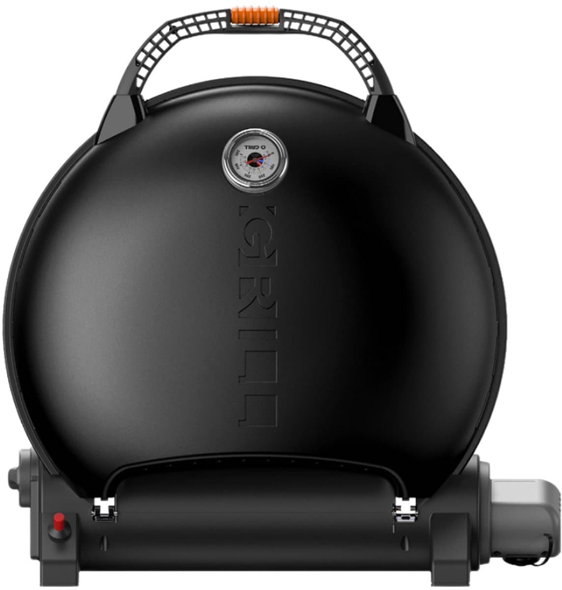 O-Grill 600 Black - Draagbare Gas BBQ - Met Thermometer - Compact & Krachtig - Balkon / Camping - Zwart — afbeelding 1