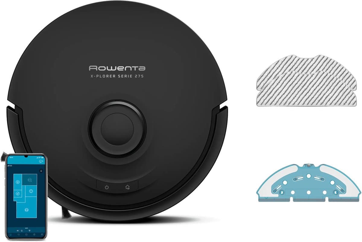 Rowenta X-Plorer Serie 275 RR8865E0 Robotstofzuiger met oplaadstation Zwart — afbeelding 1