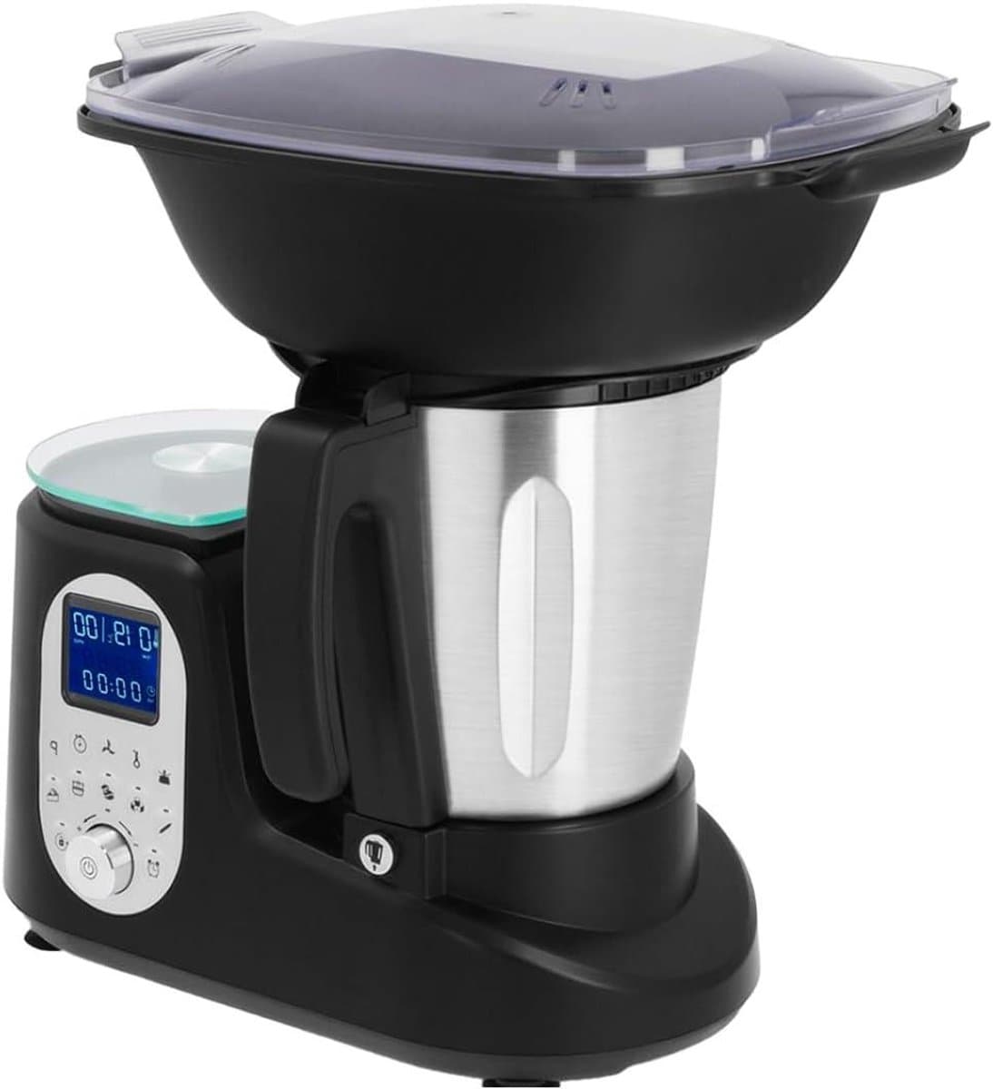 Keukenmachine Koken Hakken - Multifunctionele Keukenrobot - Culinaire Bereiding - Geïntegreerde Weegschaal - 35 L Kom - Zwart — afbeelding 1