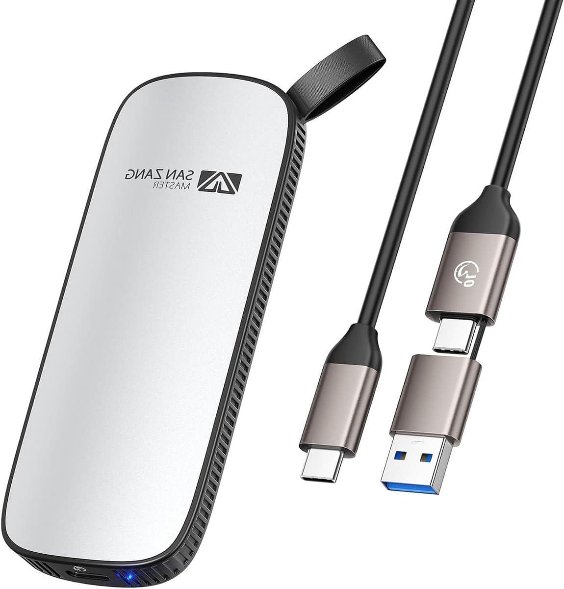 Externe SSD - Draagbare Harde Schijf - Snelle Data Opslag - Aluminium Behuizing - 11.2 x 4.5 x 1.3 cm — afbeelding 1