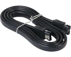 eSATA Datakabel - Externe Harde Schijf Kabel - Externe Apparaten Aansluiten - Hoge Snelheid 3 Gbps - 090 m - Zwart