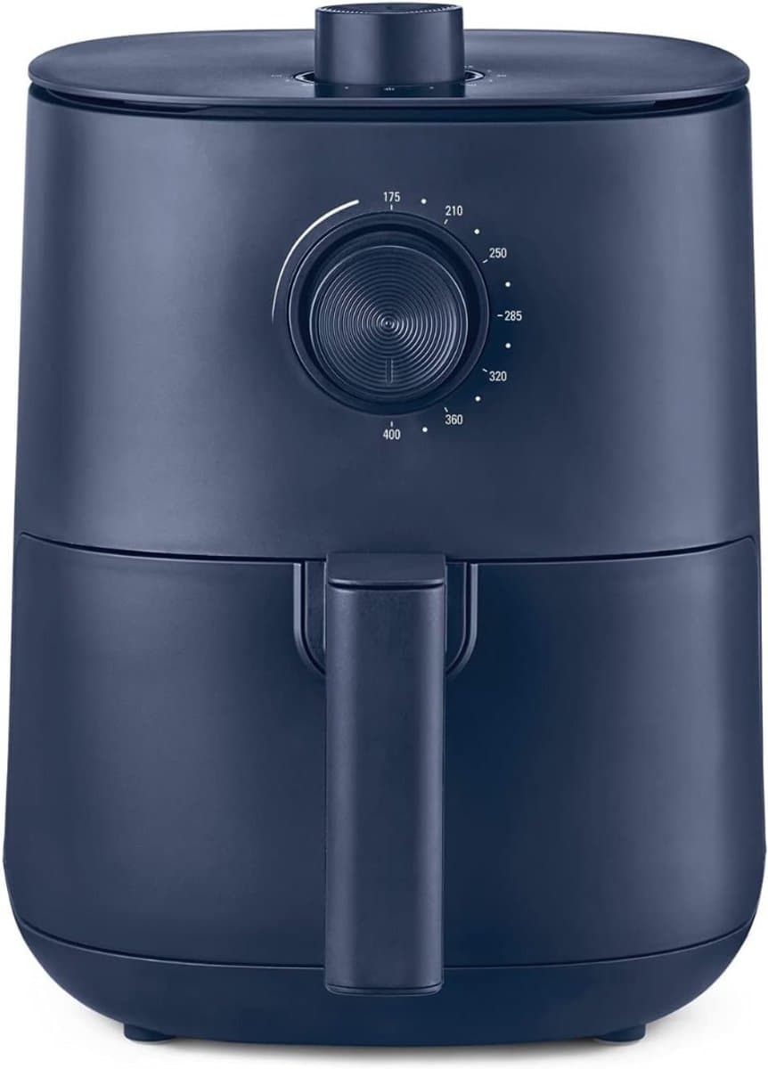 YOR® Mini airfryer - Airfryer - Airfryer klein - Blauw - 23cm x 29cm x 30cm — afbeelding 1