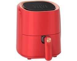Airfryer 4.6L - Heteluchtfriteuse Olievrij - Gezond Koken - Digitaal Display - 4.6 Liter - Rood