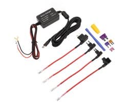 Dailygoods - Dailygoody - Dash Cam Hardwire Kit - Laagspanningsbeveiliging - Ideaal voor GPS - 12V naar 5V - 3,2M Kabel - Geschikt voor Auto's
