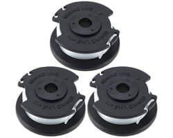 LIVIA HOME- Spool Line Vervangend - 3x Grasmaaier Spoel - 4,9 m Lengte - 1,6 mm Diameter - Duurzaam Nylon/ABS - Eenvoudig te Installeren - Grasmaaierlijn