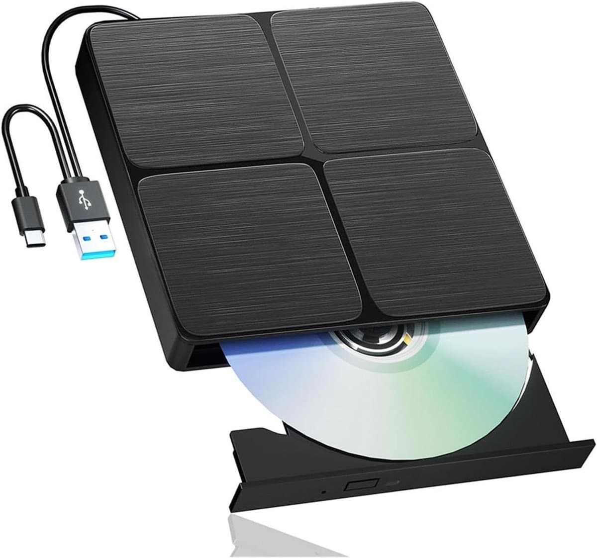 Externe Schijf - Optische Drive - Films Kijken - USB 3.0 Connectie - Compact Formaat - Zwart — afbeelding 1