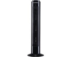 Hausberg Pro® Torenventilator 75CM – 90° Oscillerend – 3 Snelheden – Stil & Compact – 45W – Zwart