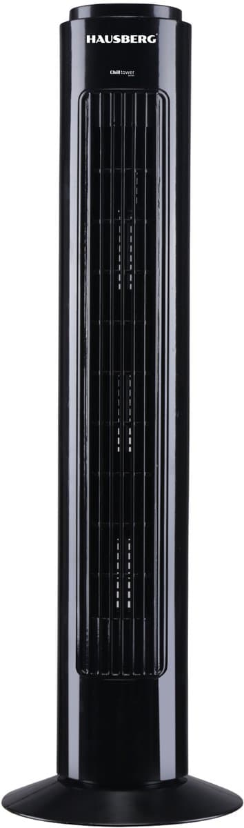 Hausberg Pro® Torenventilator 75CM – 90° Oscillerend – 3 Snelheden – Stil & Compact – 45W – Zwart — afbeelding 1