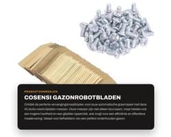 Dailygoods- Gazonrobotbladen 45 Stuks - Vervangingsmaaibladen - Roestvrij Staal - Hoge Hardheid - Duurzaam - Efficiënte Snijprestaties - Robotmaaiermes
