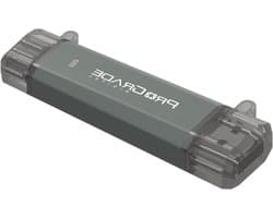 Externe SSD - Draagbare Opslag - Snelle Data Overdracht - IP65 Waterbestendig - 1TB - Grijs