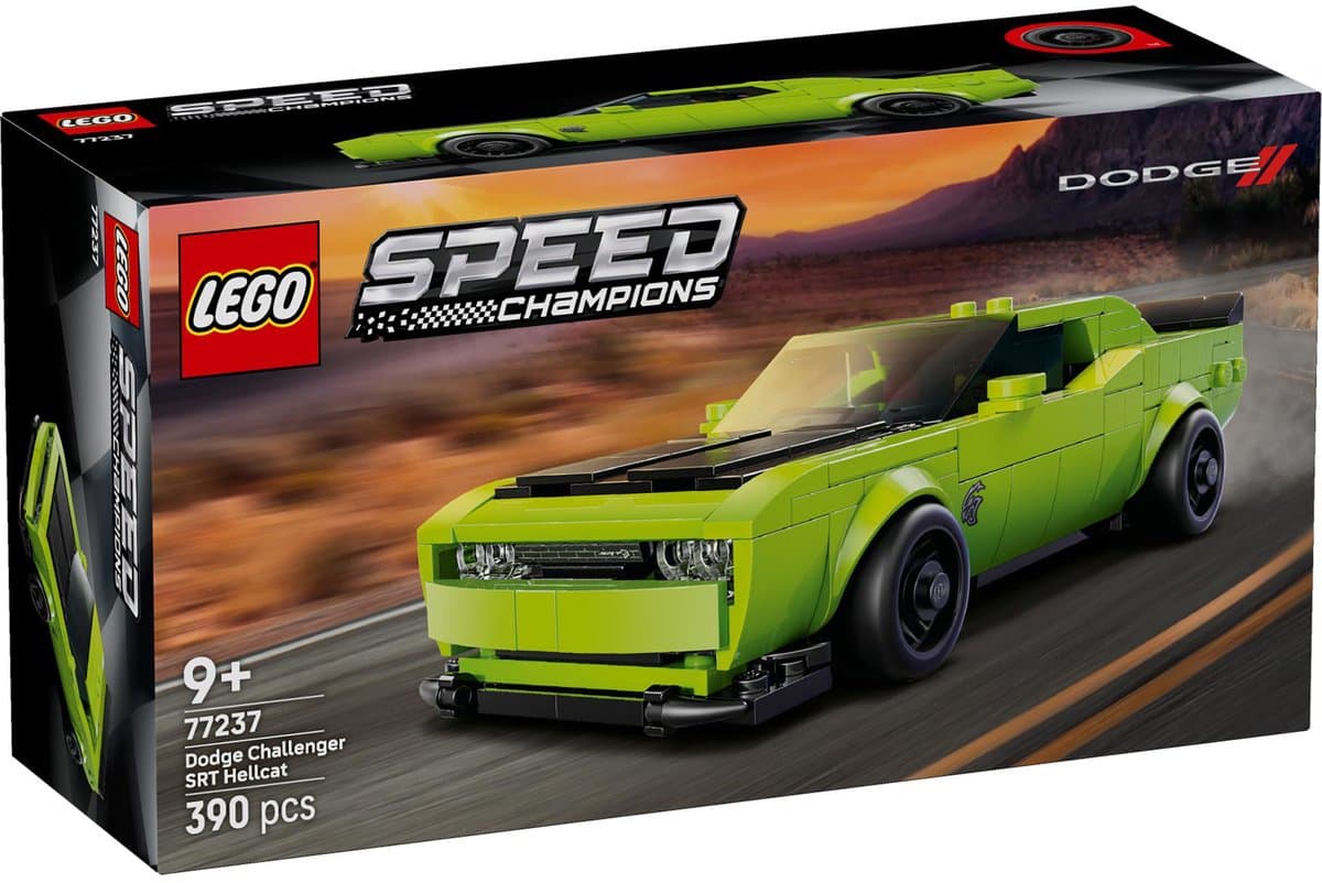 LEGO Speed Champions - Dodge Challenger SRT Hellcat sportauto Constructiespeelgoed — afbeelding 1