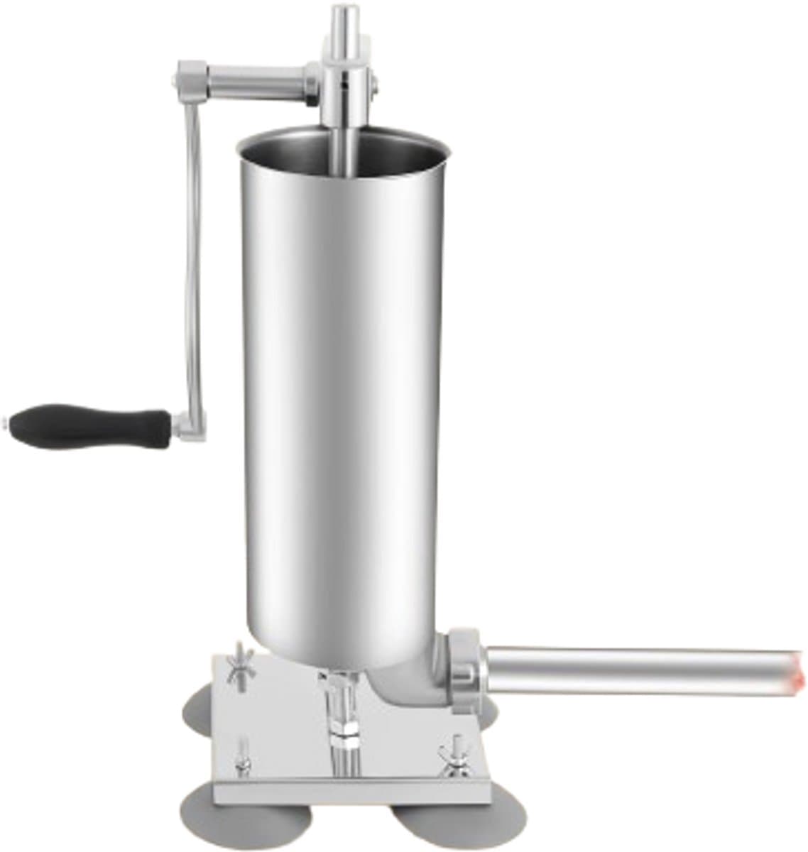 Cellista Worstvuller 3 Liter - Handmatige Worstmaker RVS - Worstpers - Worststuffer - 4 Vulbuizen - Keuken Slagerij - Worst — afbeelding 1