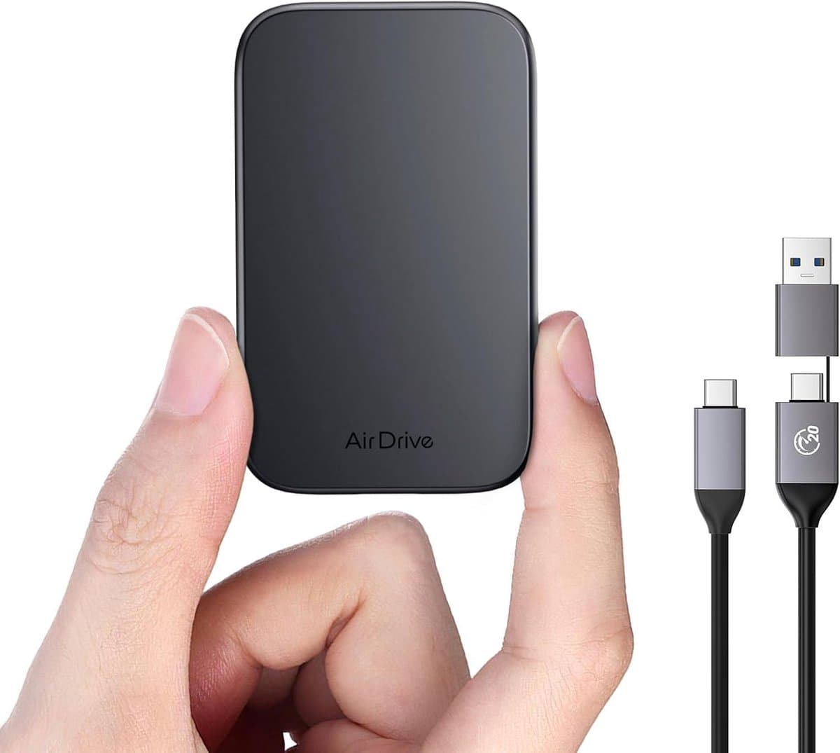 Externe SSD - Opslagstation - Bestanden Opslaan - Hoge Snelheid - 1 TB - Zwart — afbeelding 1