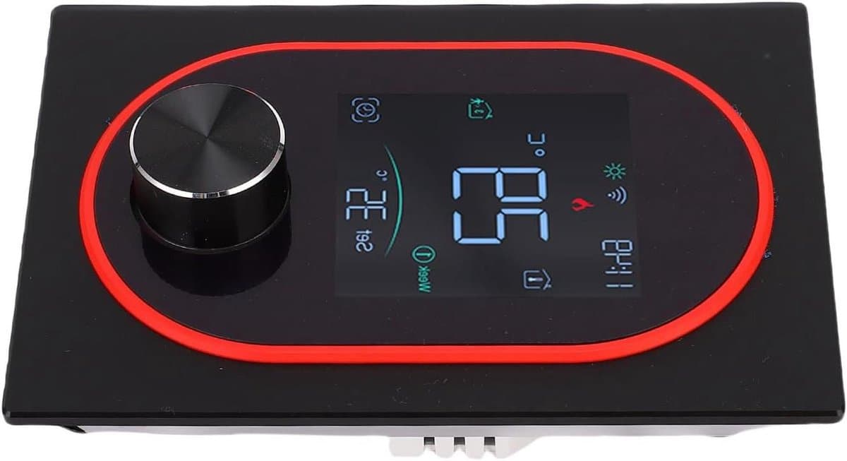 Slimme Thermostaat - Programmeerbaar - Waterverwarming - WiFi Bediening - 5-35℃ - Zwart — afbeelding 1
