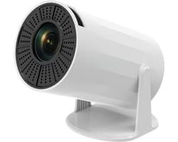 Aourow Mini Beamer 720P HD - Draagbare LED Projector met WiFi 6 en Bluetooth 5.4 - Ingebouwd Smart Systeem - Automatische Keystone - 110 inch Scherm - Wit