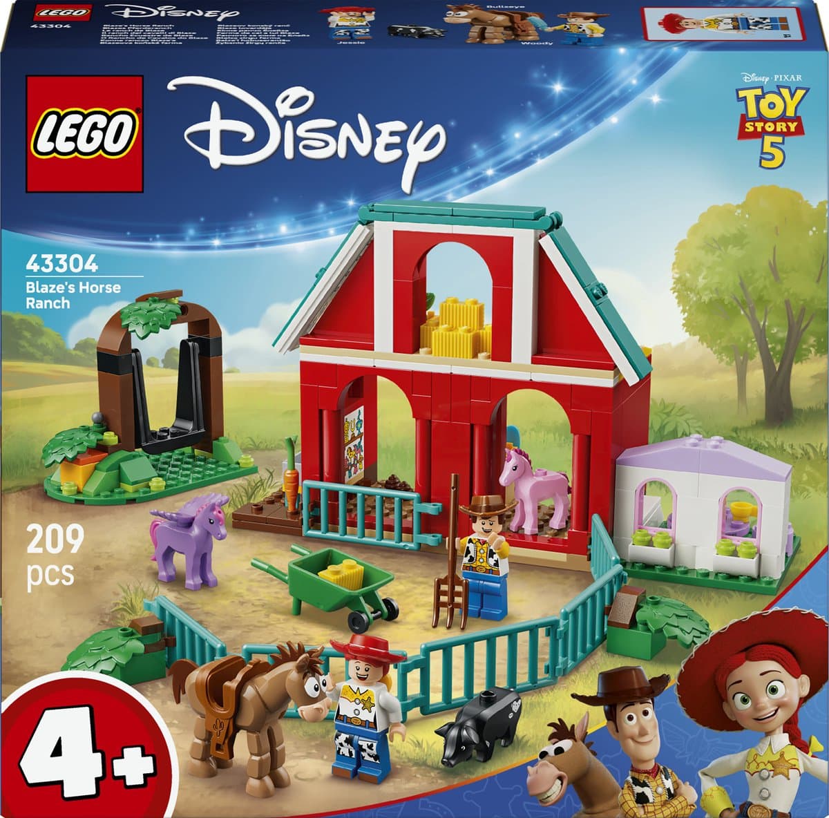 Lego Disney 43304 Blaze's Paardenranch Bouwstenen Multicolor — afbeelding 1