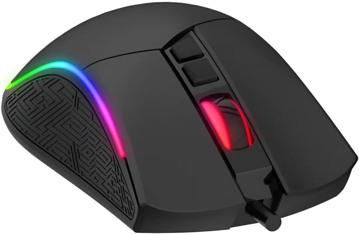 Havit Bedrade Gaming Muis - Bedrade muis - Computermuis - Voor PC - RGB - Ergonomisch - 7200DPI — afbeelding 1
