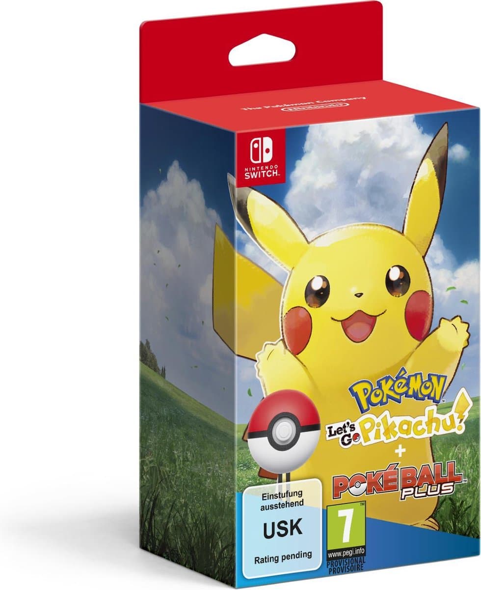 Pokémon: Let's Go, Pikachu! + Poke Ball Plus Pack - Nintendo Switch — afbeelding 1