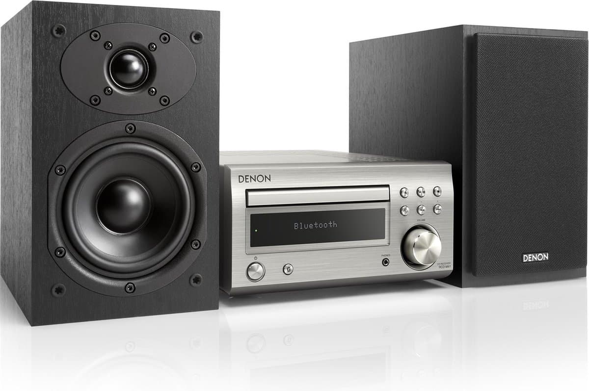Denon Set RCD-M41DAB Silver/Black — afbeelding 1