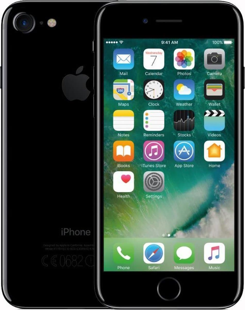 Apple iPhone 7 - 256 GB - Gitzwart — afbeelding 1