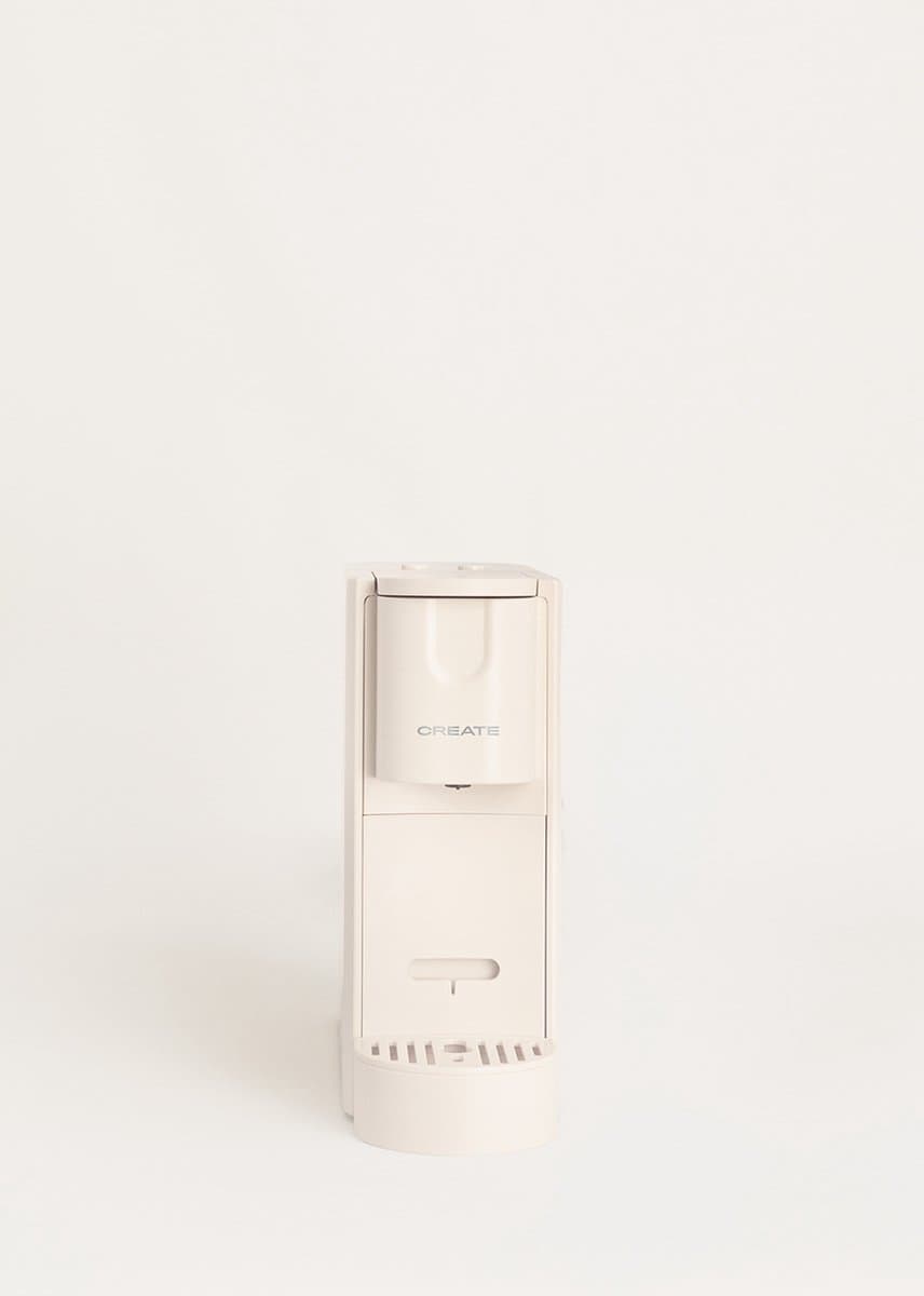 CREATE - Nespresso-capsule-espressomachine (20 bar) met opvangbak - Gebroken wit - THERA EASY — afbeelding 1