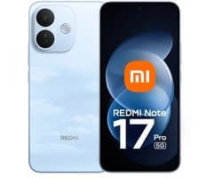 REDMI Note 17 Pro 5G - Sky Blue - 6G RAM - 256GB - 8340 mAh-batterij met 67 W HyperCharge - 6,83" 1.5K CrystalRes AMOLED display - AI ultrascherp beeldsysteem