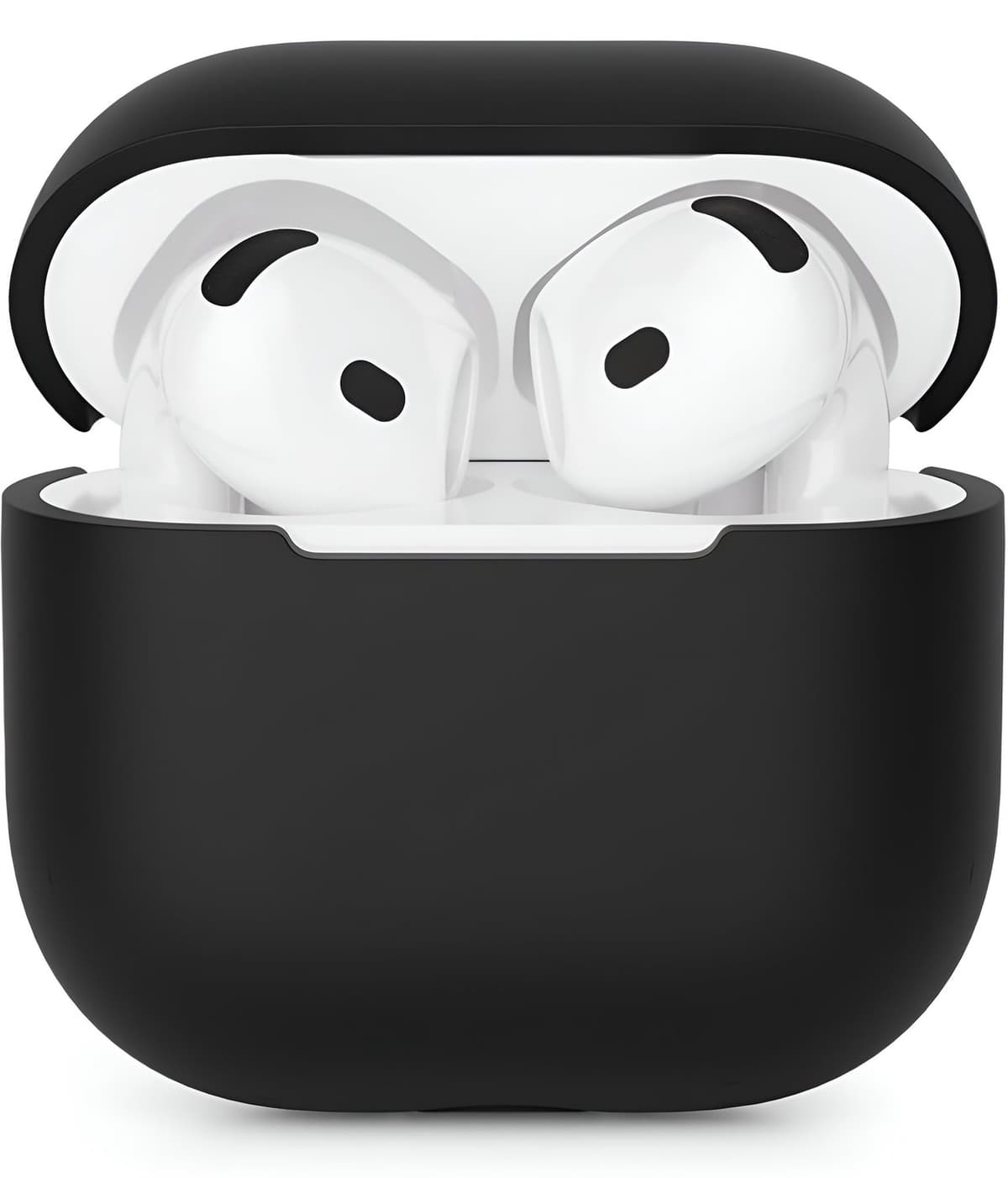 Studio Air Hoesje geschikt voor Airpods 5 - Zwart - Schokbestendige Siliconen Case — afbeelding 1