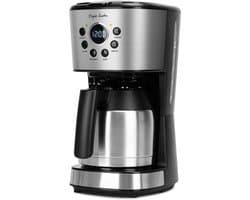 Taylor Swoden Koffiezetapparaat Filterkoffie - Instelbare Sterkte - Warmhoudfunctie - Anti-Drup - 10 koppen - Zwart/rvs