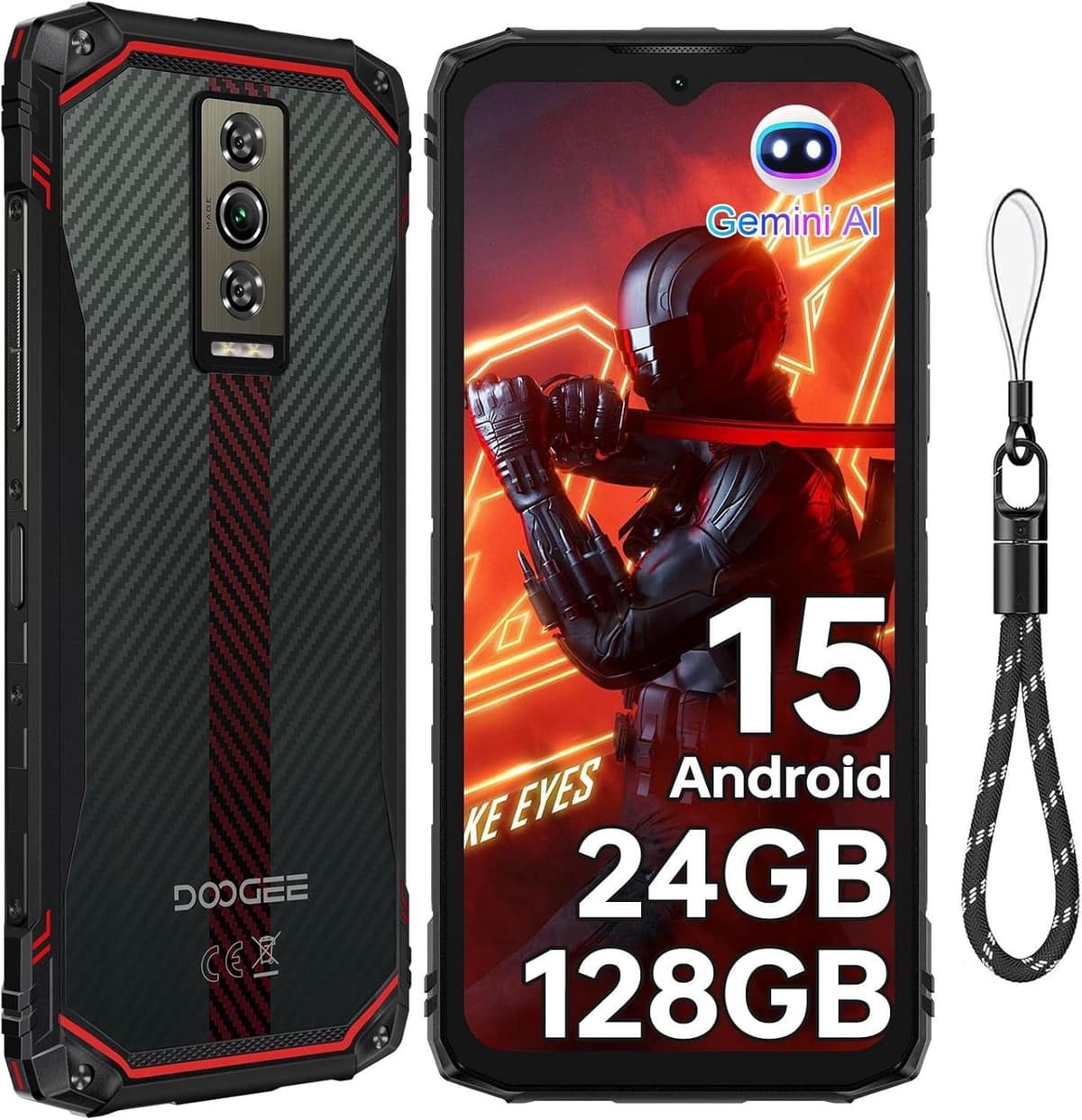 DOOGEE Blade10 Pro Energy Outdoor Smartphone-32GB RAM+256GB ROM-6,56 inch 90Hz HD+ scherm-6150mAh accu-Android 15-IP68/IP69K-NFC — afbeelding 1