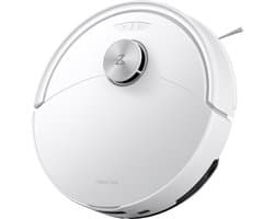 Roborock Q10 S5 Robotstofzuiger– 10000 Pa Zuigkracht–Dubbele Anti-klitfunctie–VibraRise 2.0-Systeem– 8 mm Dweillift– PreciSense LiDAR-navigatie–Obstakelvermijding– APP–Wit
