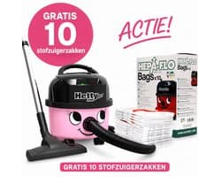 Numatic Henry Next HVN200-11 - Stofzuiger met zak - Roze + 10 zakken